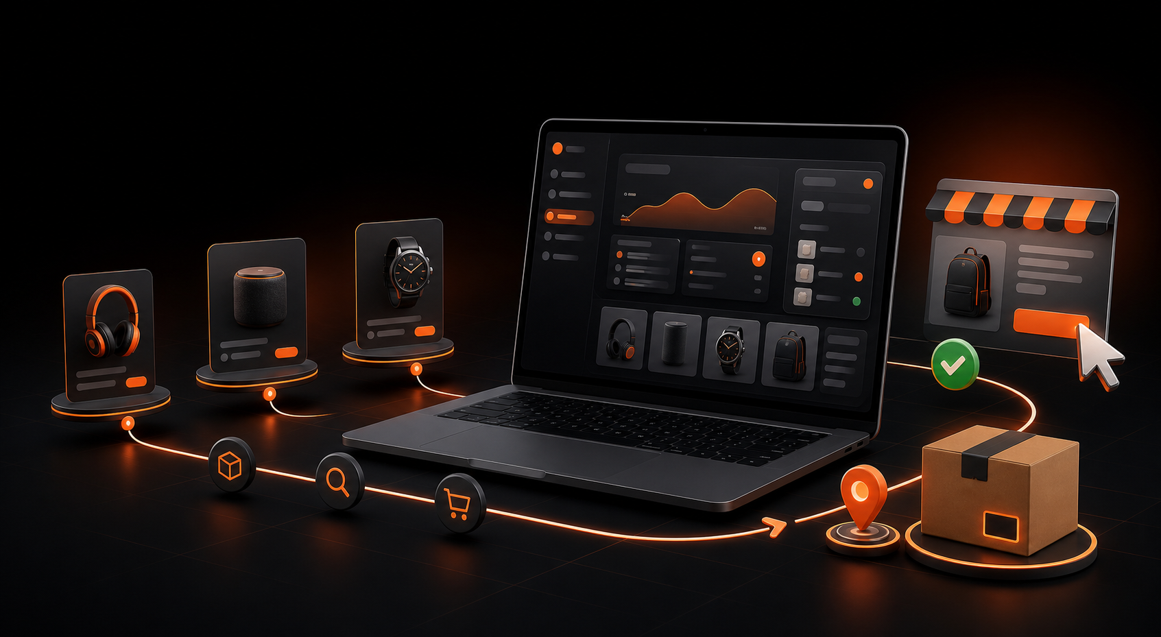 Espace de travail d’automatisation ecommerce Bookwy
